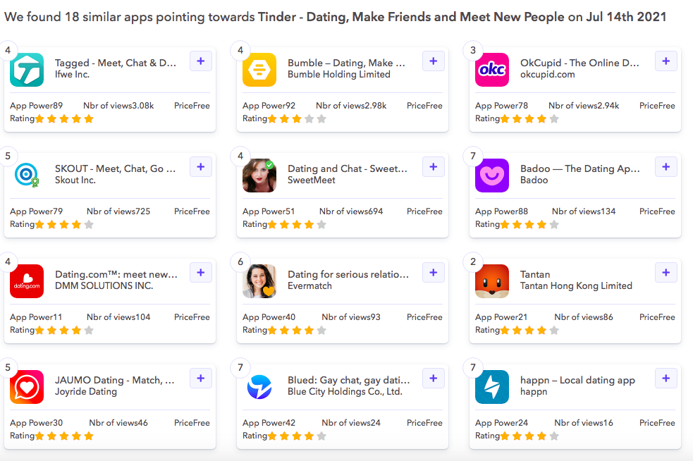 similar apps tab Google Play